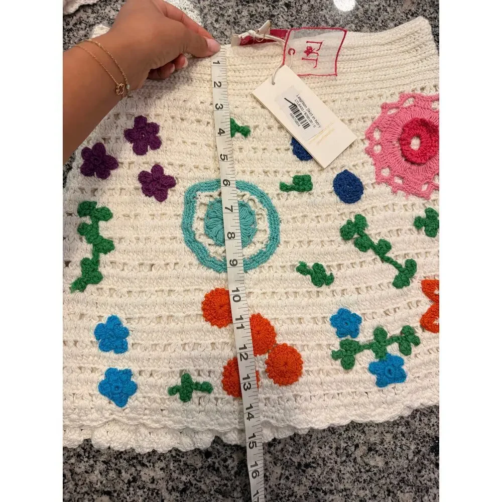 Love The Label Crochet Floral Two-Piece Set – Size Small – NWT